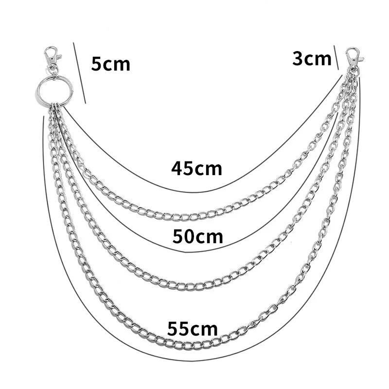 Metal Belt Chain HipHop Rock P - đánh giá và giá Body Jewelry Retainers
