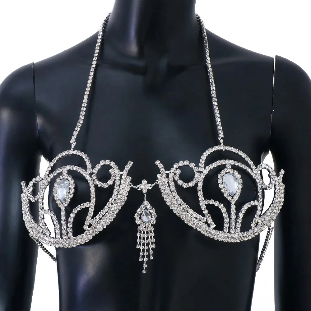 Luxury Rhinestone Bikini Bra G - đánh giá và giá Body Jewelry Retainers