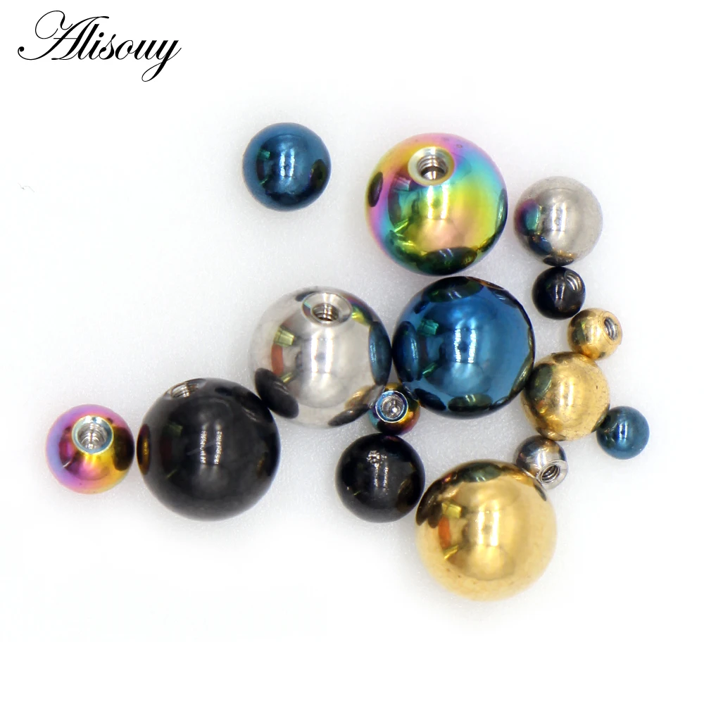 Alisouy 10 Pieces/Lot Stainles - đánh giá và giá Body Jewelry Replacement Ball