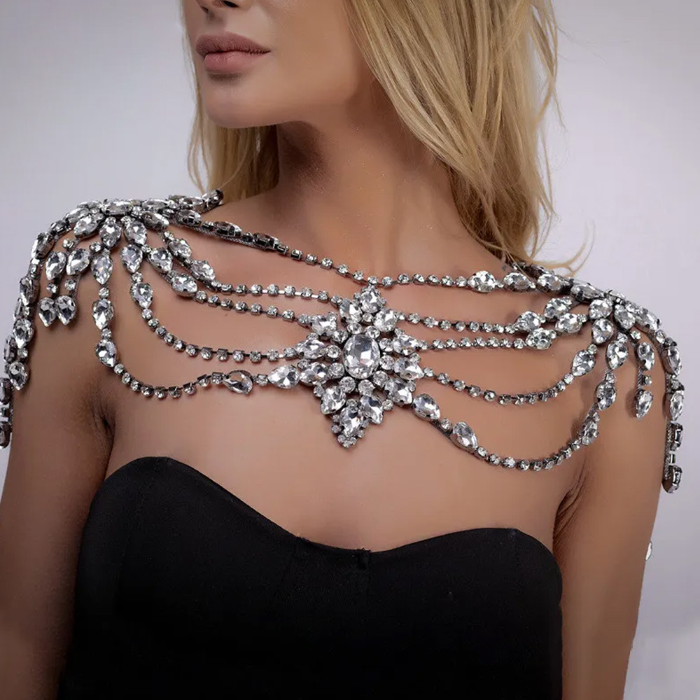 Boho Crystal Bridal Shoulder C - đánh giá và giá Body Jewelry Retainers