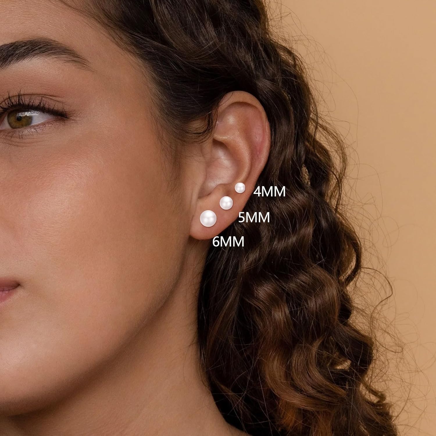 3 Pairs Tiny Pearl Stud Earrin - đánh giá và giá Body Jewelry Surgical Steel