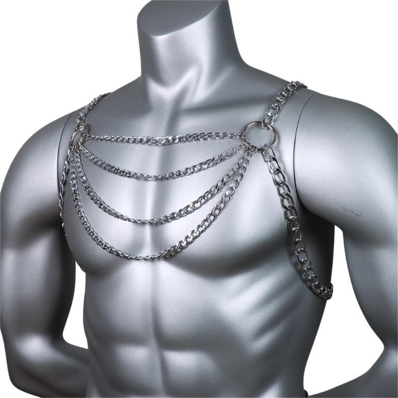 Nam Gợi Cảm Thân Kim Loại Ngực - đánh giá và giá Body Jewelry Retainers