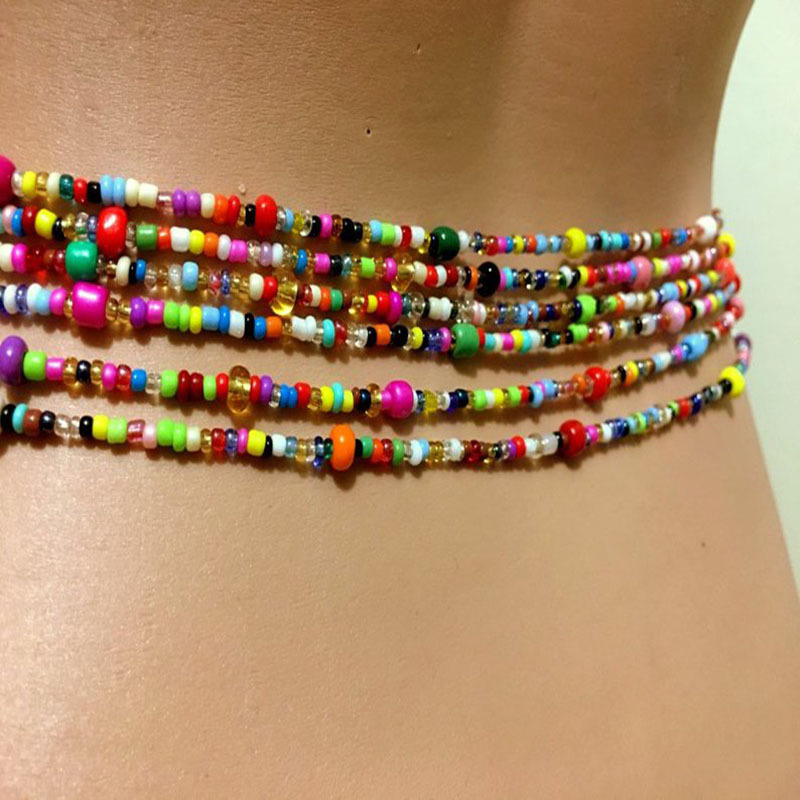 Women Layered Beaded Belly Cha - đánh giá và giá Body Jewelry For You